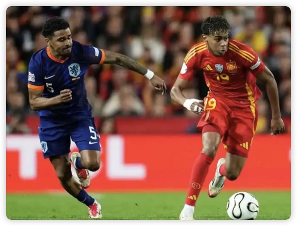 03月24日 欧国联联1/4赛决赛次回合 西班牙vs荷兰 全场录像回放